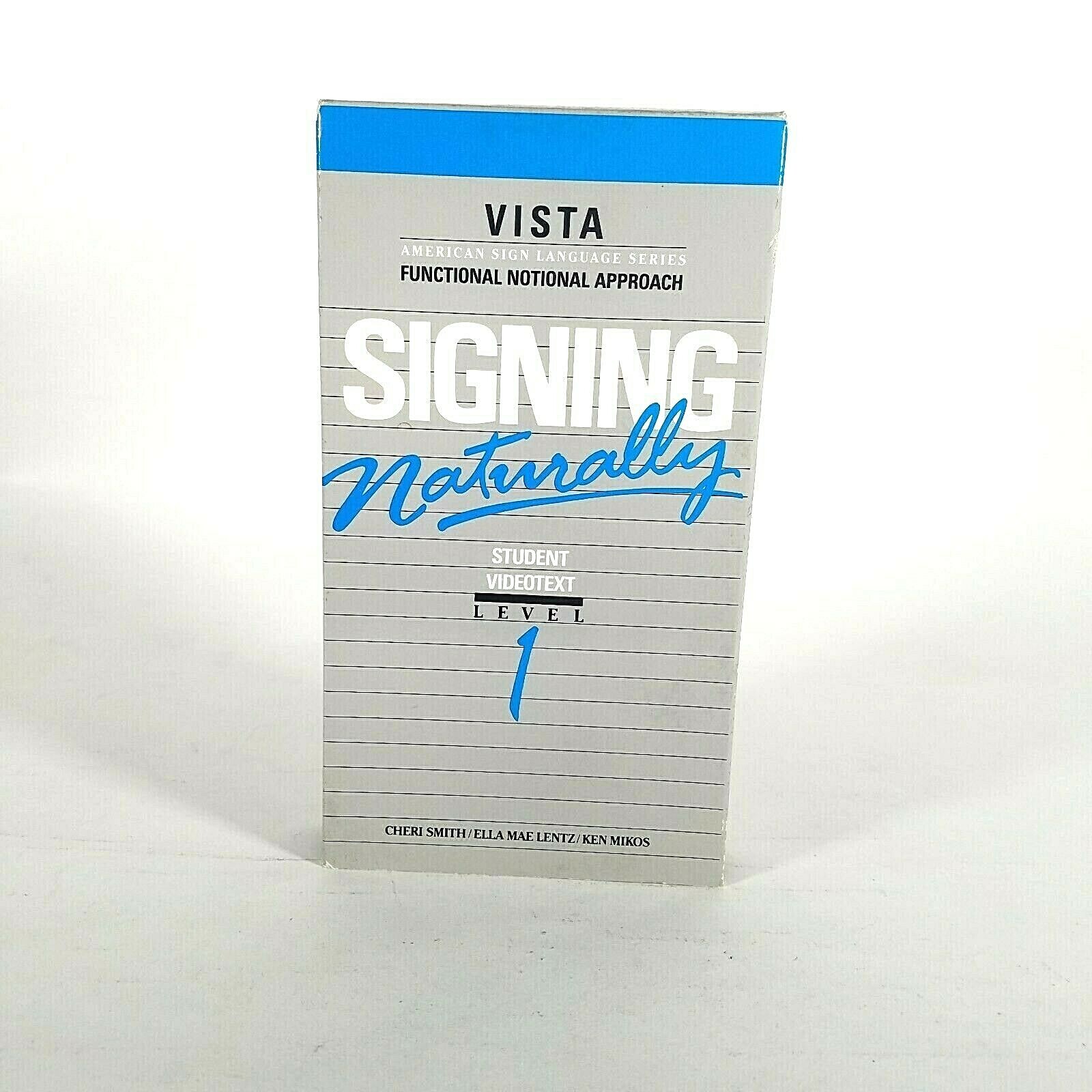 Signing Naturally: Student Videotexts Level 1 by Cheri Smith 1992 Video VHS