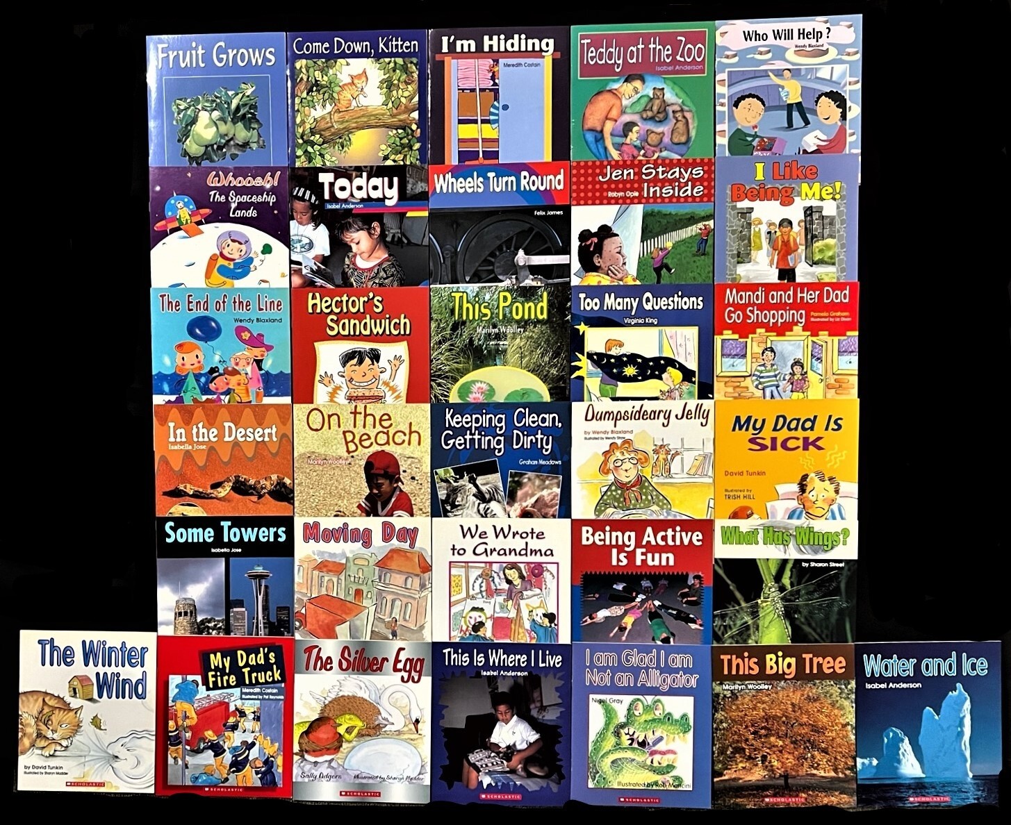 Kindergarten – 1st Grade – Scholastic Series MOMENTUM READERS (32 Books) (2003)