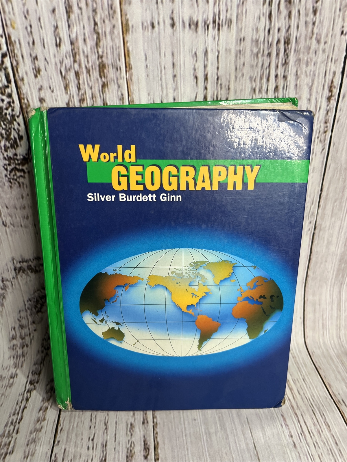 World Geography Text Book Rare Silver Burdett Ginn Social Studies