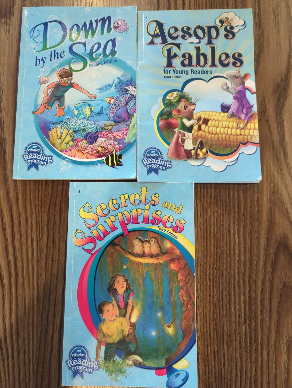 Lot of 3 Abeka Reading Program Books Homeschool
