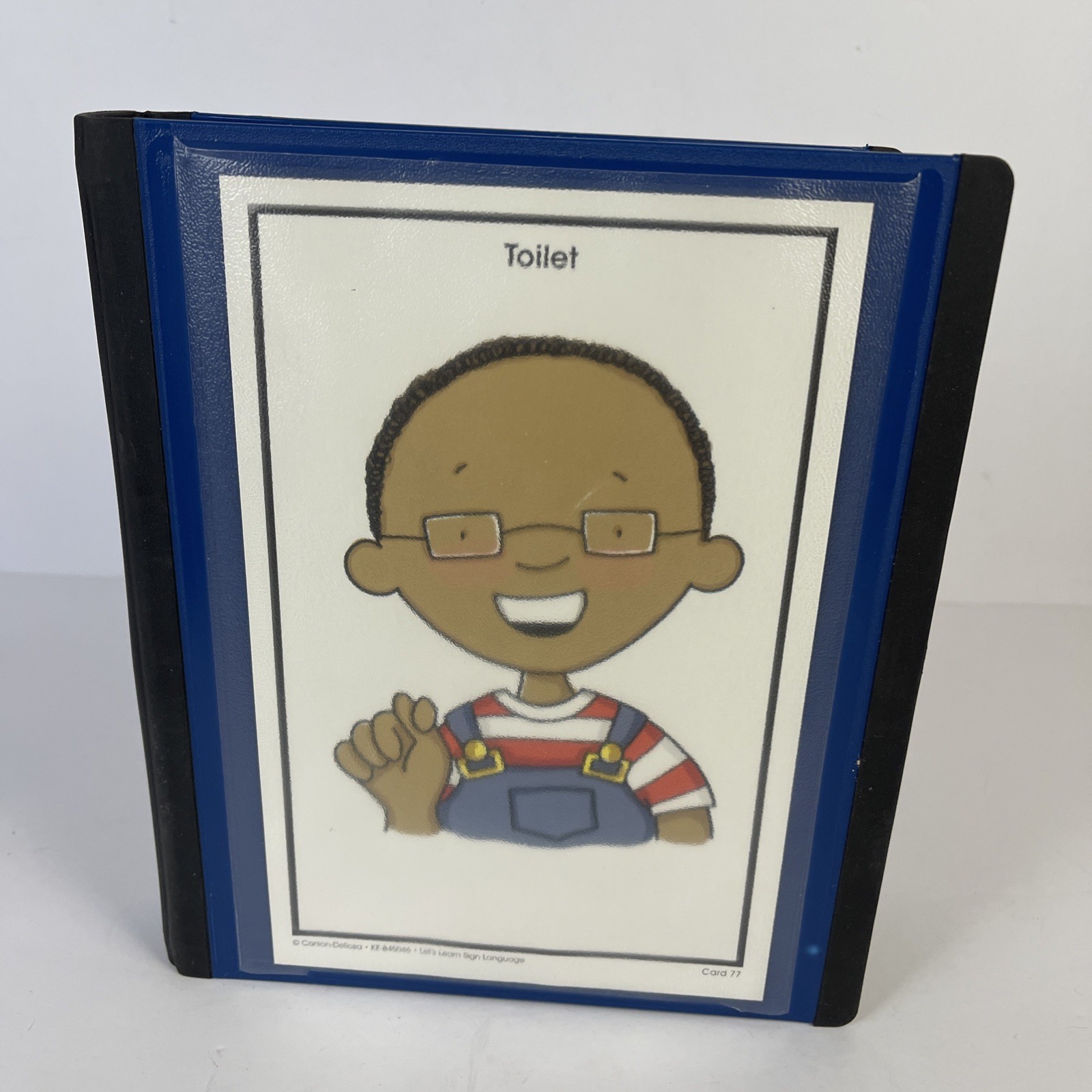 Lets Learn Sign Language Key Education Illustrated Jumbo Flash Cards Grade PK-2