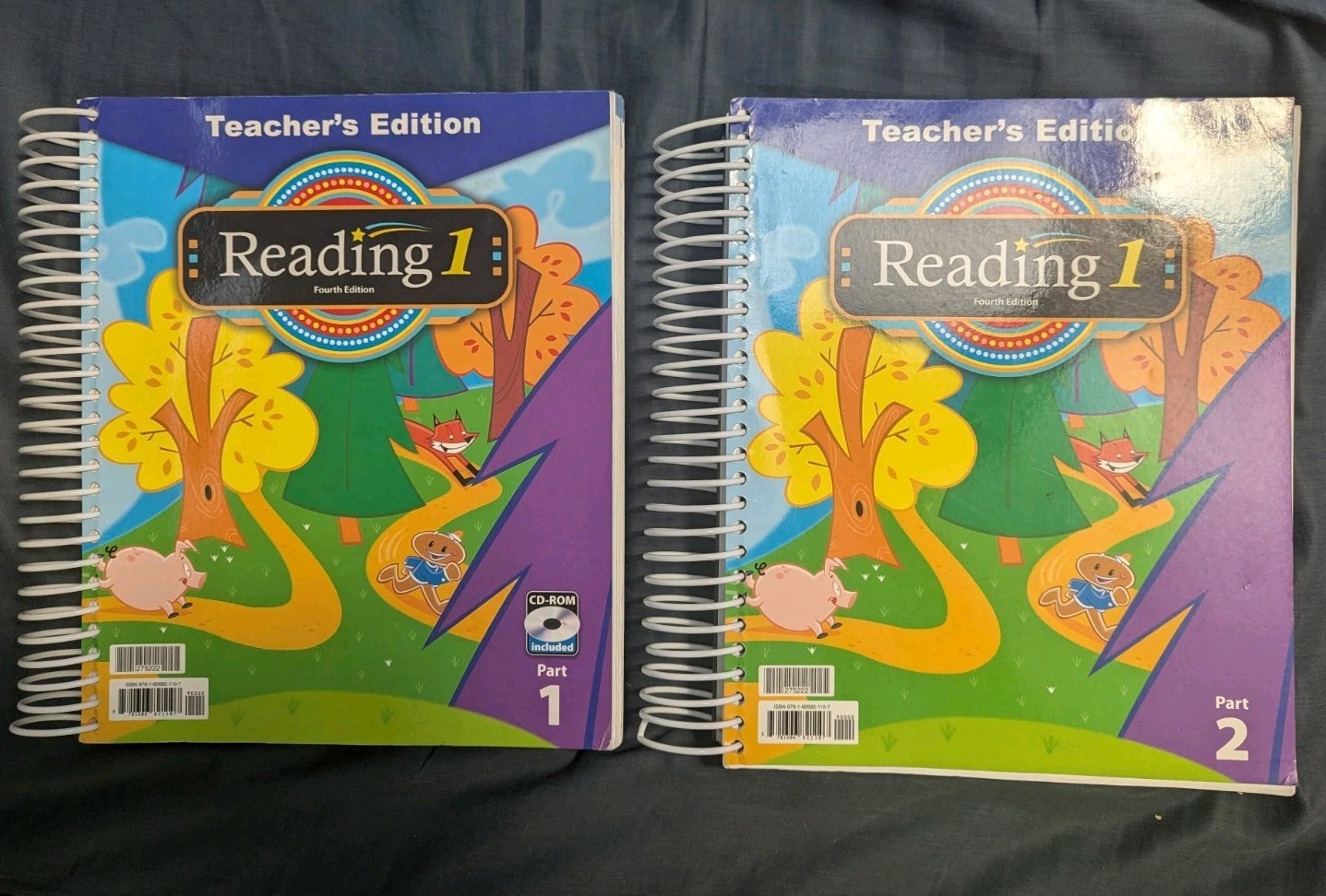BJU Press Reading 1 Teacher’s Edition Parts 1 & 2 Spiral Set With CD