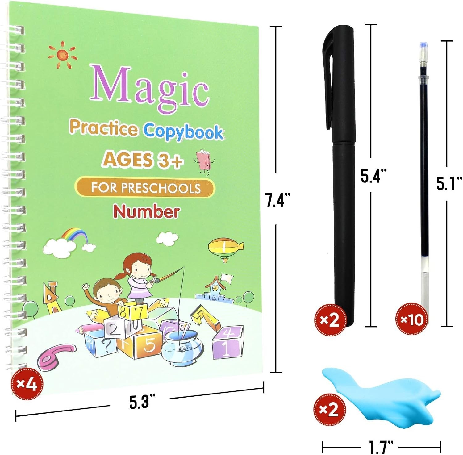 Grooved Handwriting Practice Set for Preschoolers – Perfect Gift for Learning