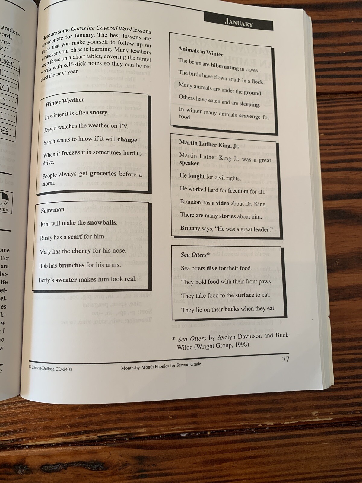 Month-By-Month Phonics First and Second Grade.