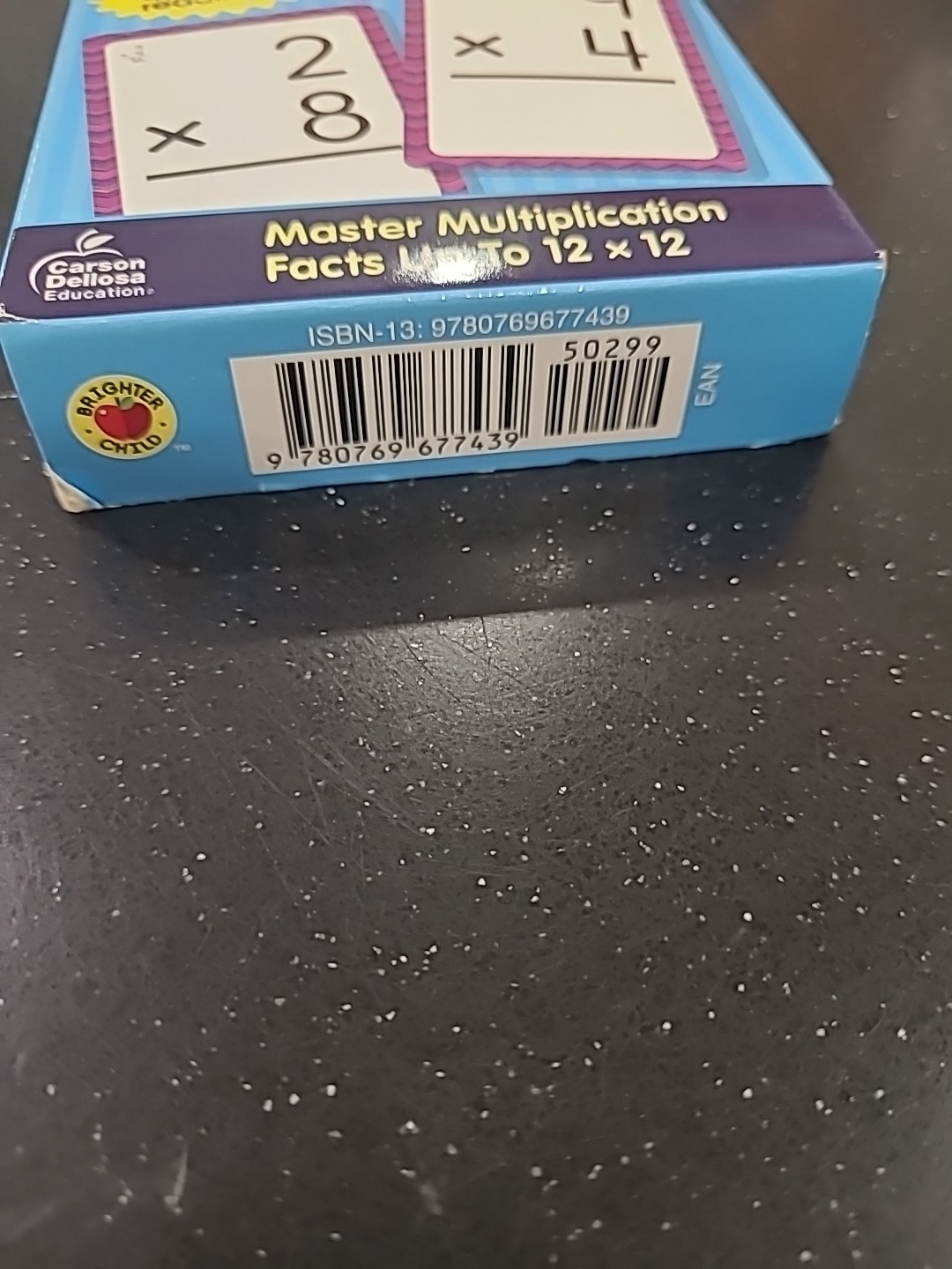 Carson Dellosa Multiplication 0-12 Math Flash Cards for Kids Ages 8+