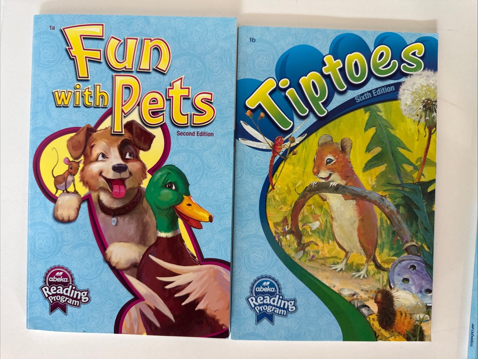 Abeka First Reading 1 Program Set of 10 Books Homeschool Readers Answer Key New