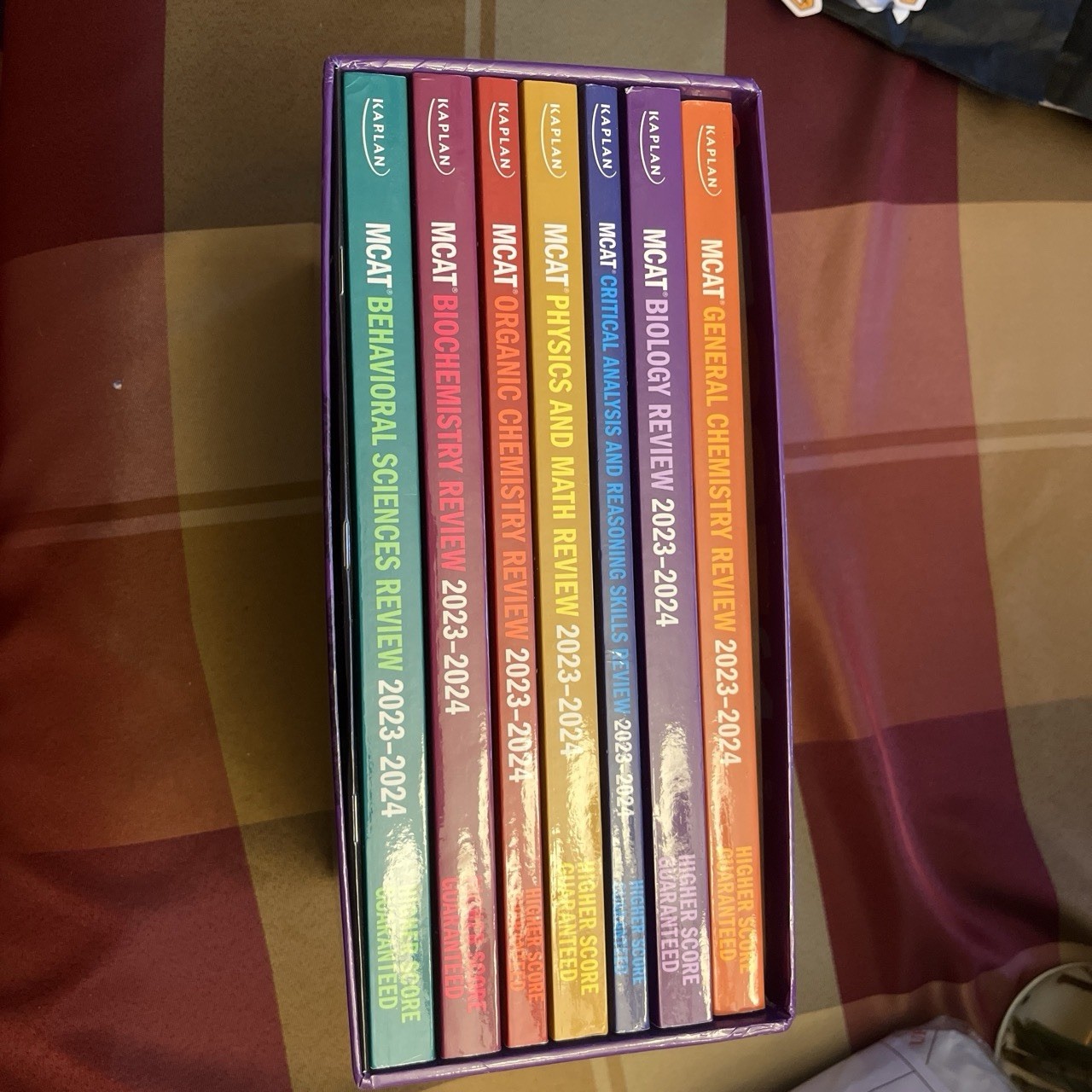 Kaplan MCAT Complete 7-Book Subject Review 2023-2024 Box Set