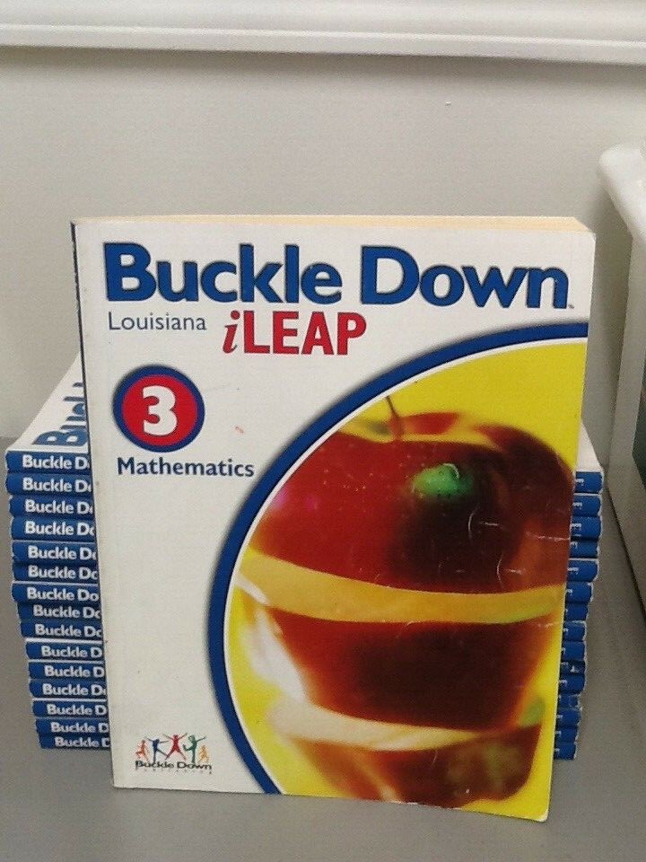 BuckleDown iLeap 3 Mathematics Workbook-Division/Fractions/Geometry ~ Clean
