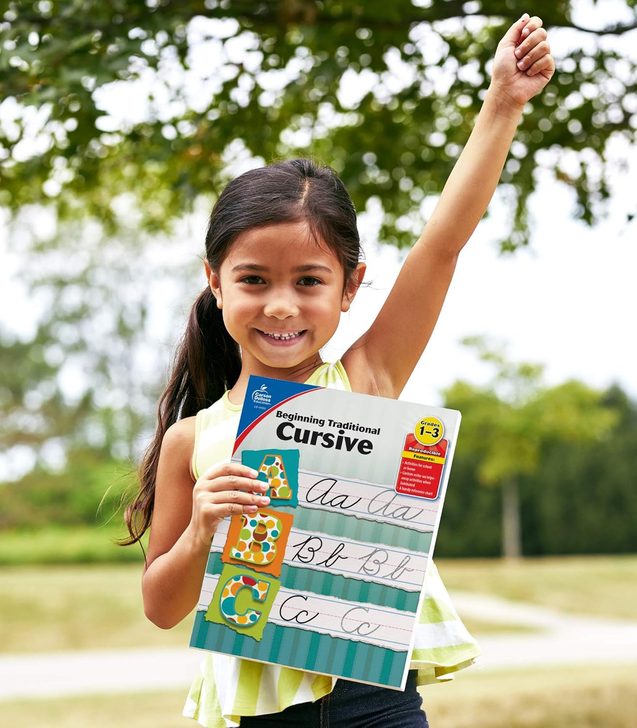 Carson Dellosa Grades 1-3 Beginning Traditional Cursive Handwriting Workbook, Wr