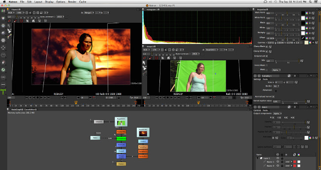Natron Video Compositing Green Screen Software for Windows and Mac