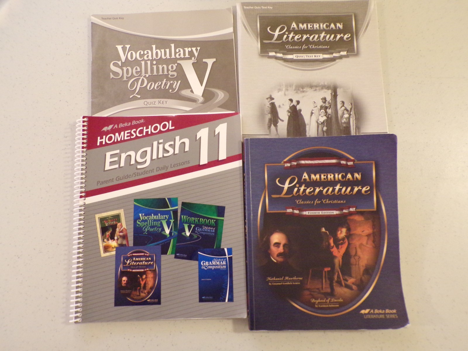A Beka Grade 11 American Literature Teacher Student Quiz/Test KEY Vocab Spelling