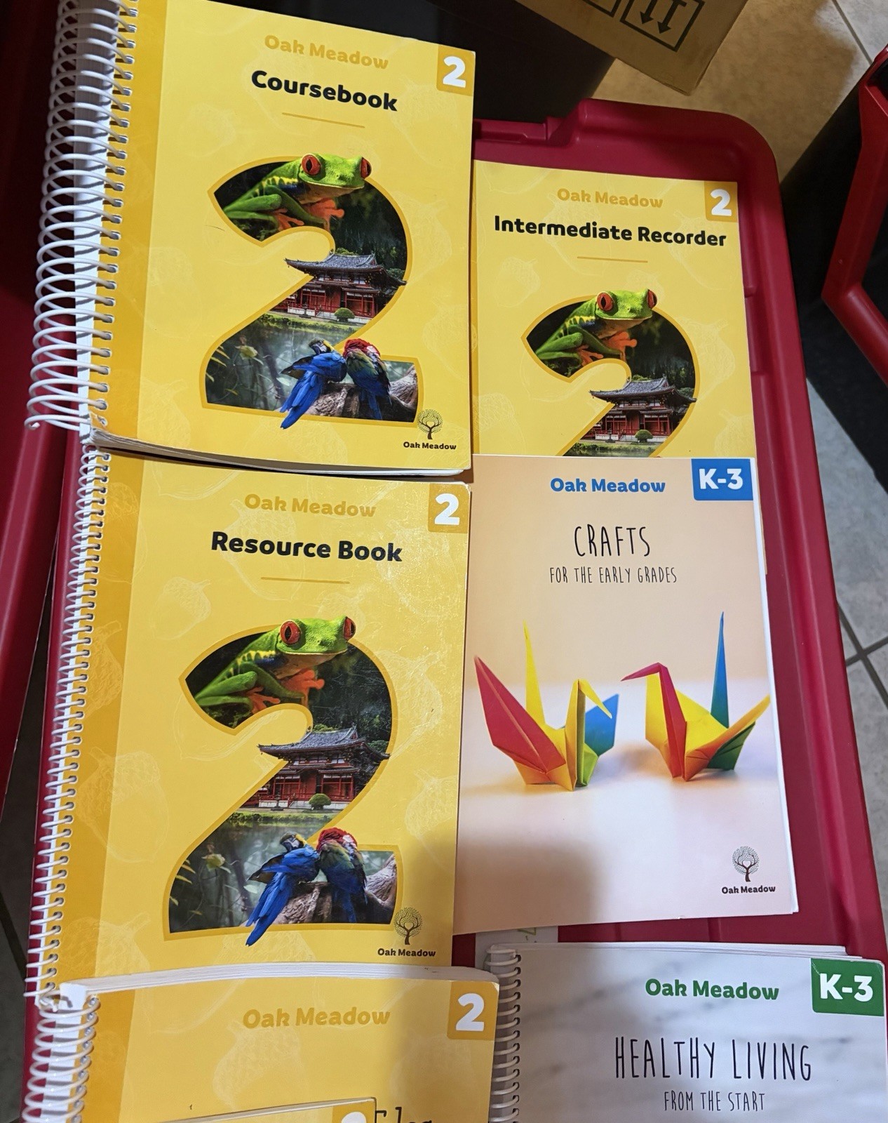 Oak Meadow 2nd Grade + K-3 Essentials, 2020 Edition (set of 13)