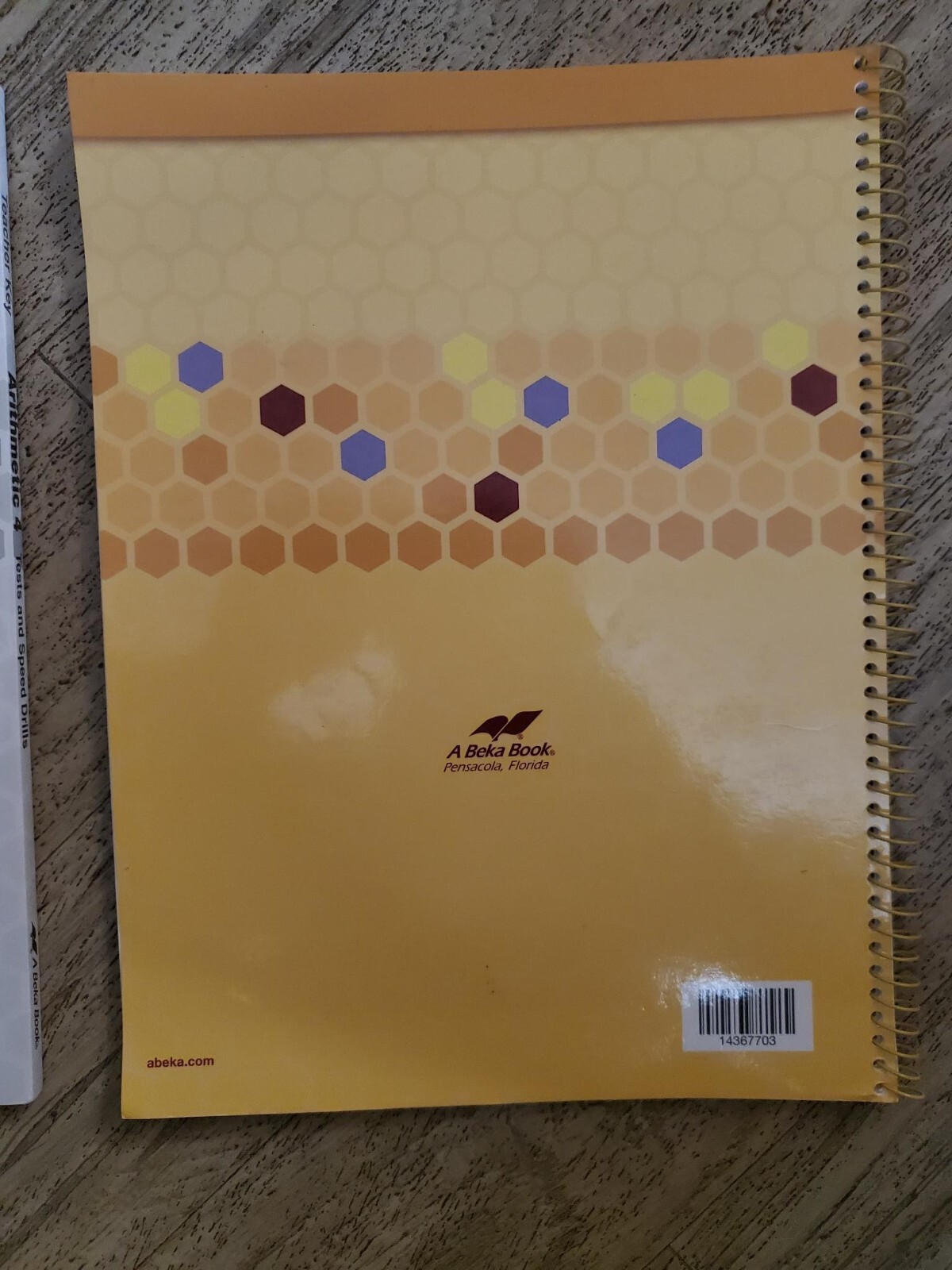Abeka Arithmetic 4 Work-Text Answer Key and Test and Speed Drills Key Math Lot