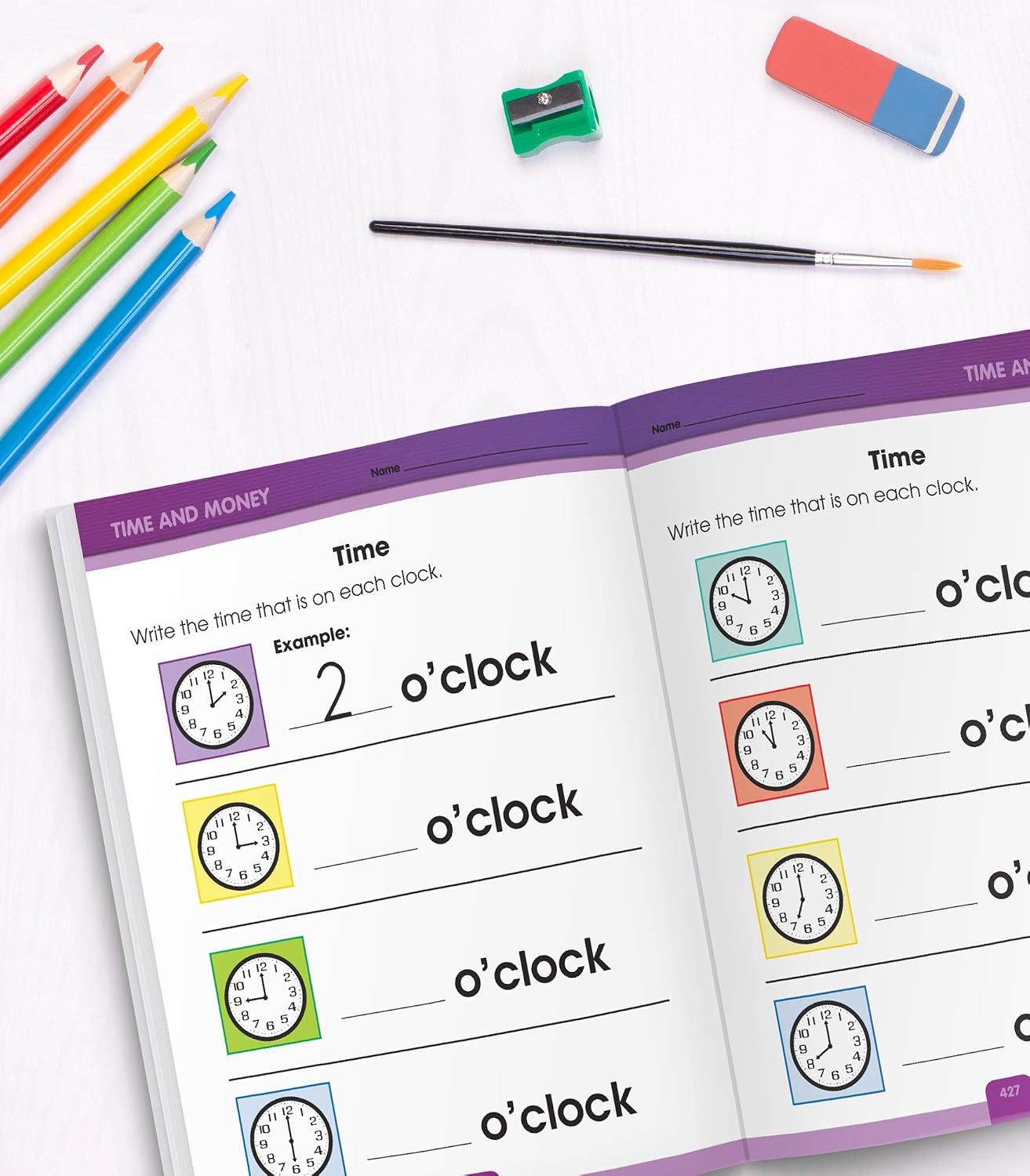 Comprehensive Curriculum of Basic Skills Kindergarten Workbook, Math, Reading, W
