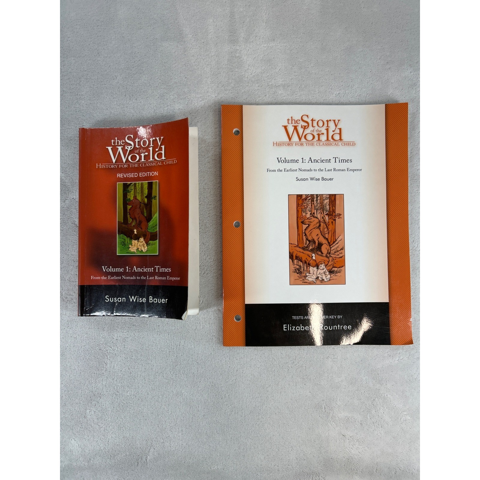Story of the World Volume 1 Ancient Times Softcover Book & Test Set Unused Bauer