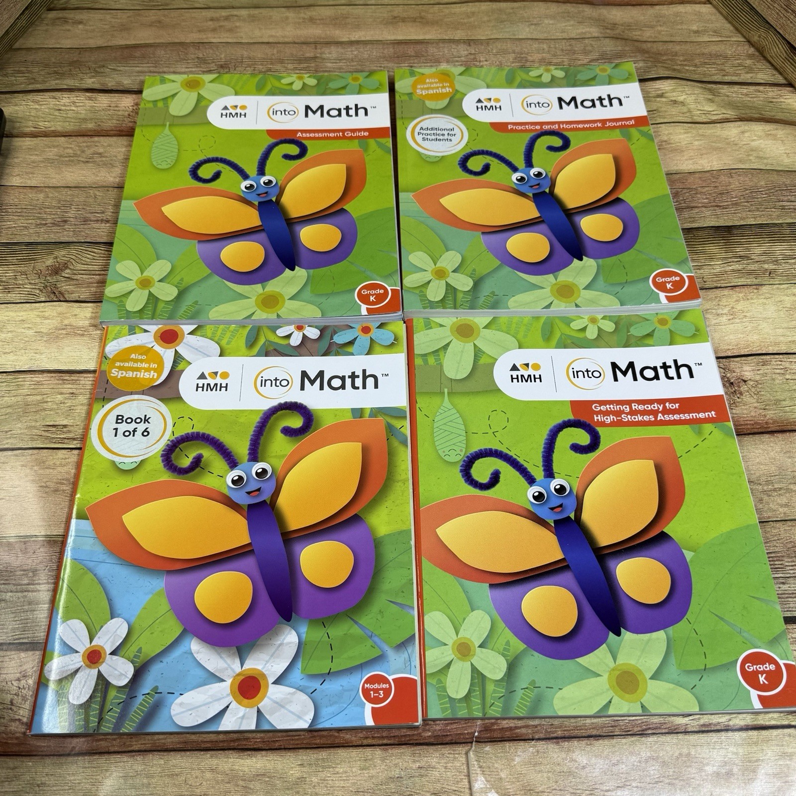 HMH Into Math Grade K Modules 1-3, Assessment Guide, Practice Journal, High Stak