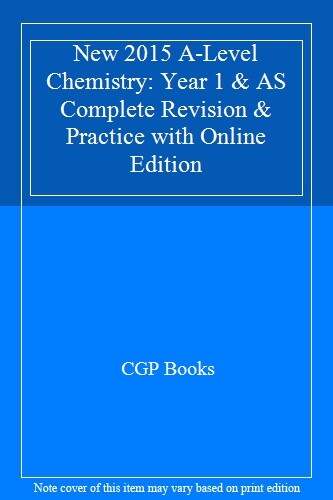 New 2015 A-Level Chemistry: Year 1 & AS Complete Revision & Practice with Onlin