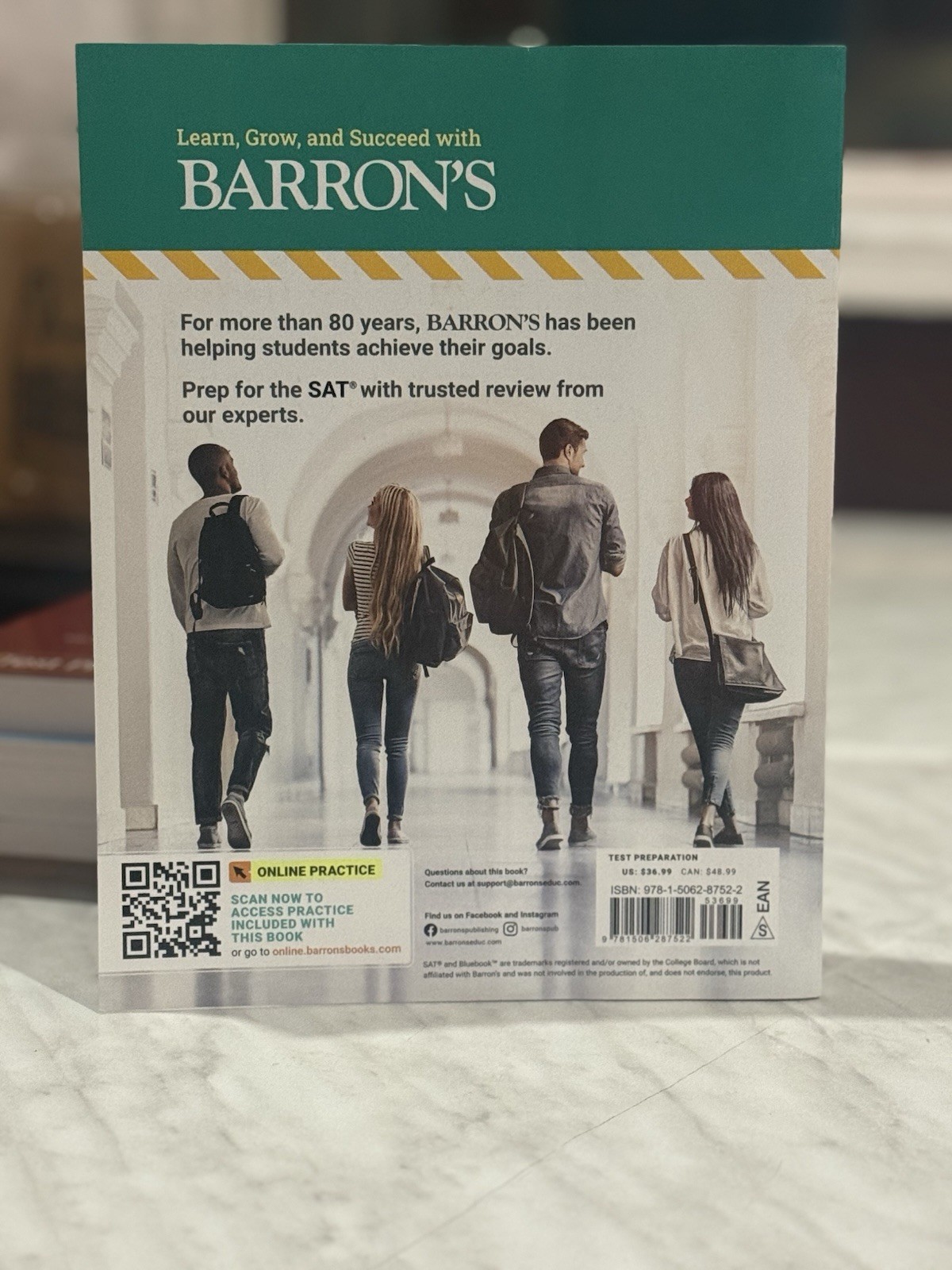 Barron’s Digital SAT Study Guide Premium 2024 with Online Practice