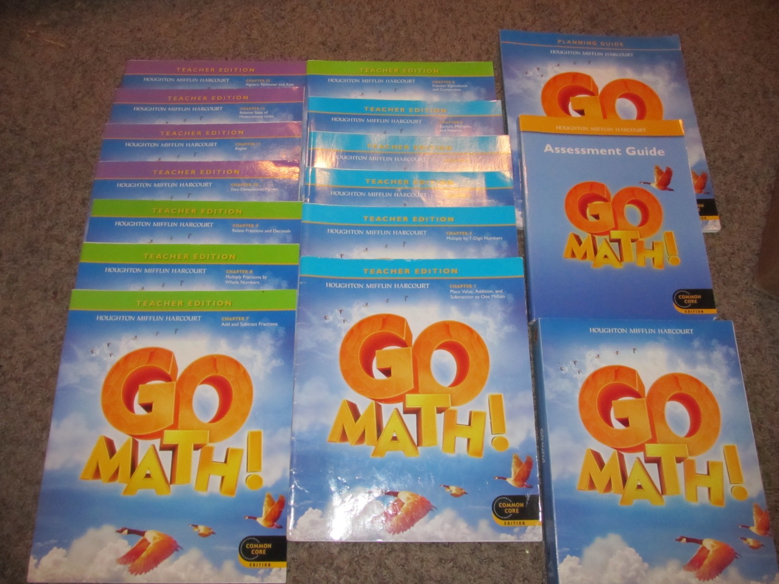 HMH Harcourt GO MATH 4th Grade 4 Text Teacher Edition Planning Guide Assessment