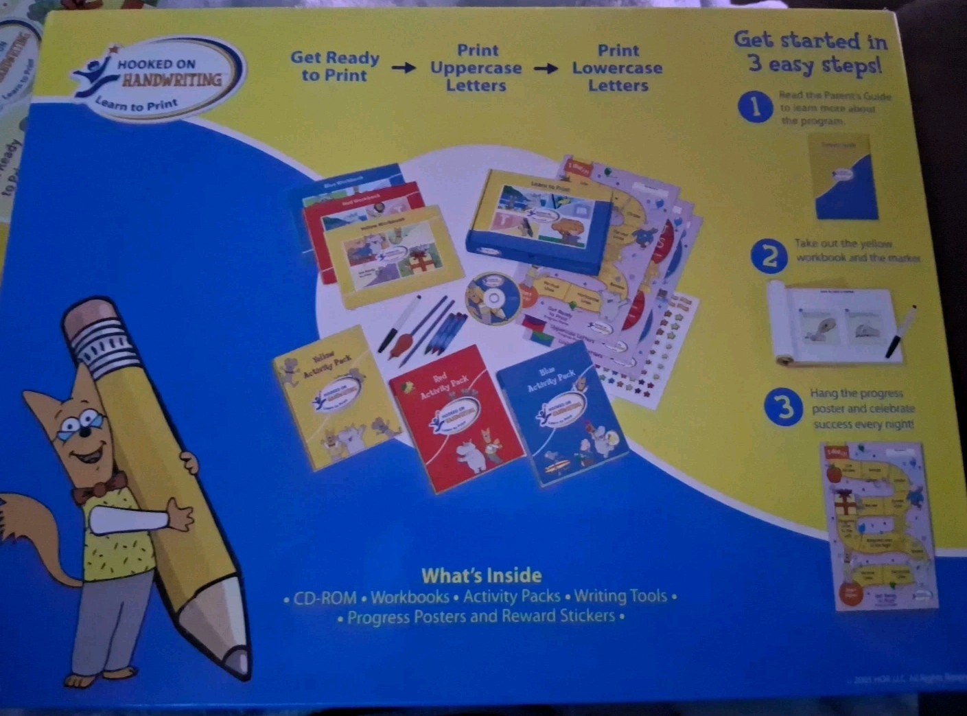 Hooked On Phonics Handwriting Boxed Edition Learn To Print No Recommend Age