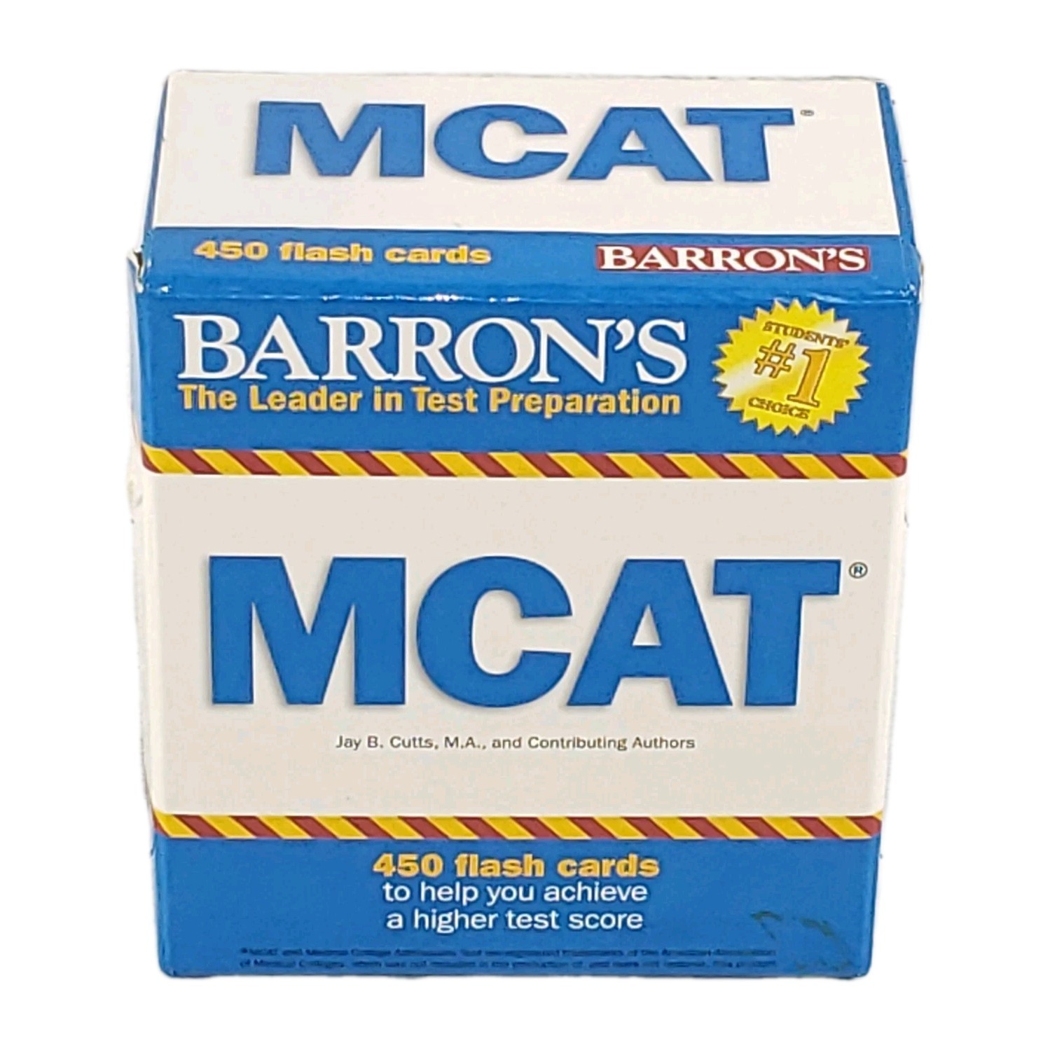 Barron’s 450 Test Prep MCAT Flash Cards