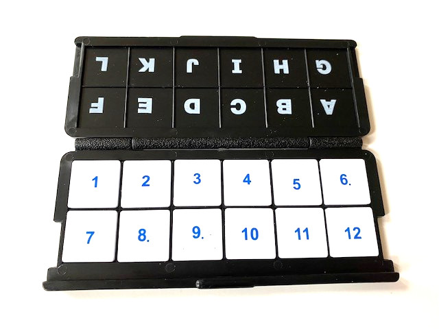 Hand2mind Versa Tiles, Mini-Answer Case, 12 Tiles, Learning Tool – NEW & SEALED