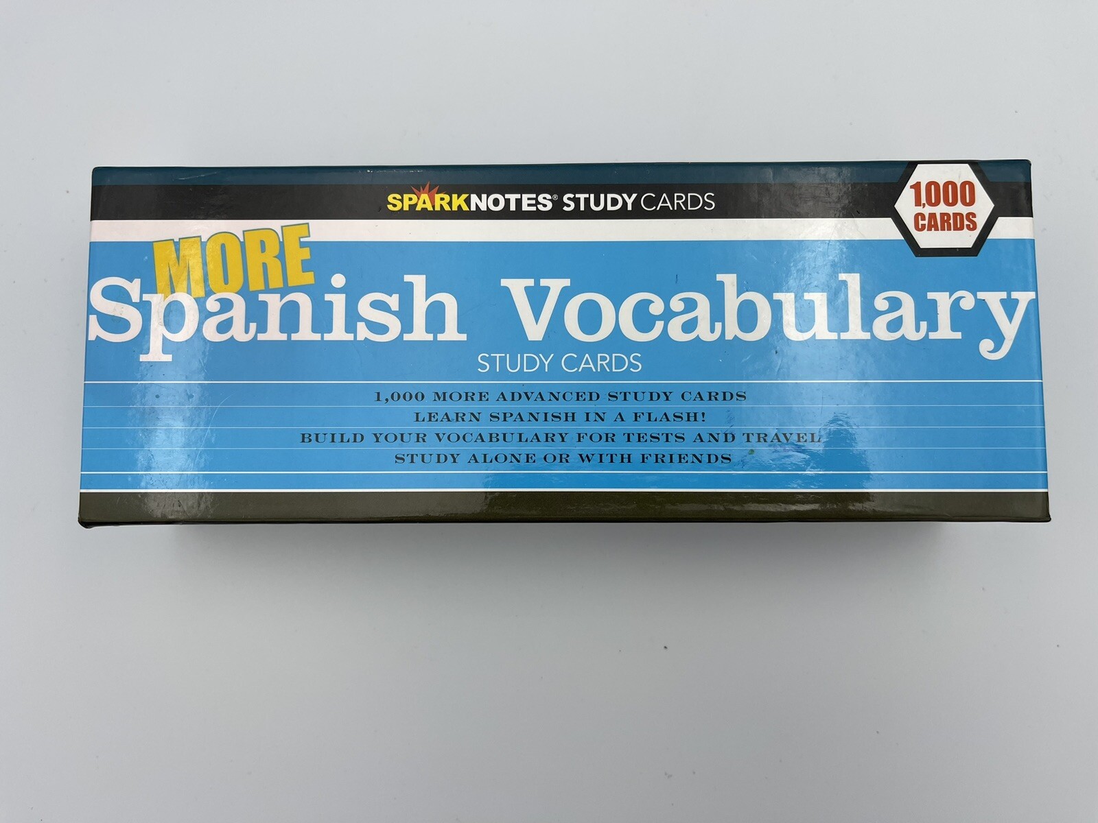 1,000 SparkNotes Study Cards Spanish Vocabulary 2006 Spark Publishing Homeschool