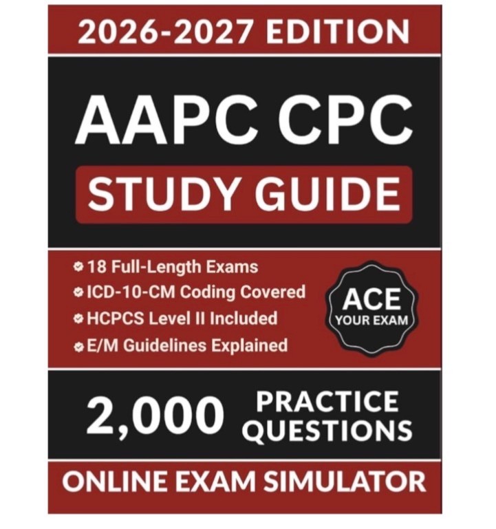 AAPC CPC Study Guide 2026-2027: Complete Exam Prep with 2,000 Practice **NEW**