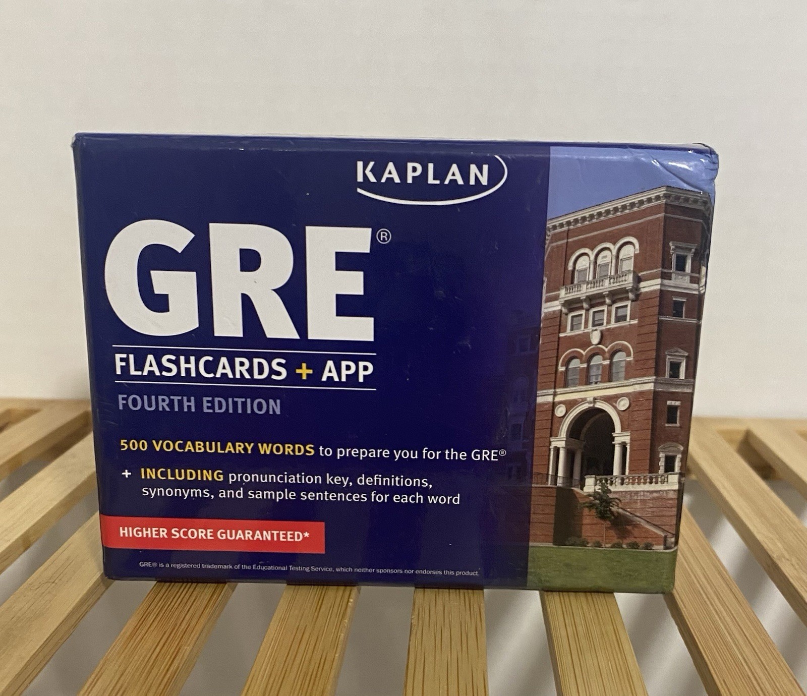 GRE Flashcards + App 4th Edition, Kaplan 500 Vocabulary Words Test Preparation