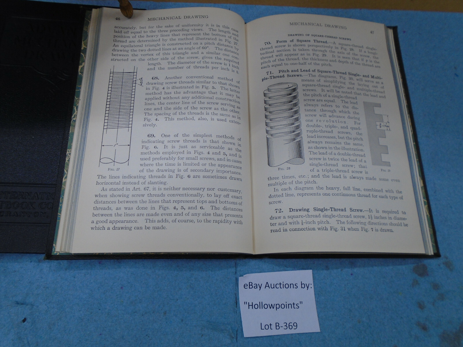 Mechanical & Advanced Mechanical Drawing vintage 1928 Set #212 213 by Royce B369