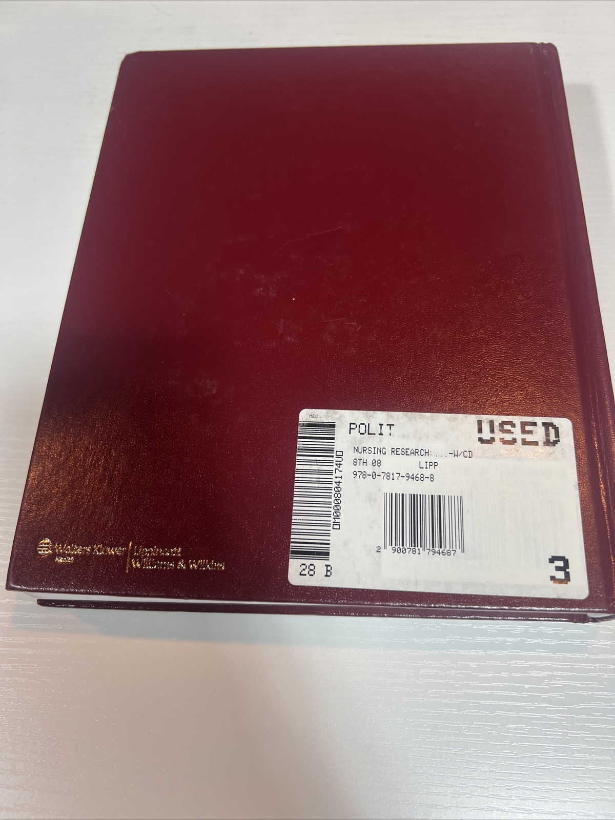 NURSING RESEARCH GENERATING & ASSESSING EVIDENCE FOR By Denise F. Polit Phd NEW