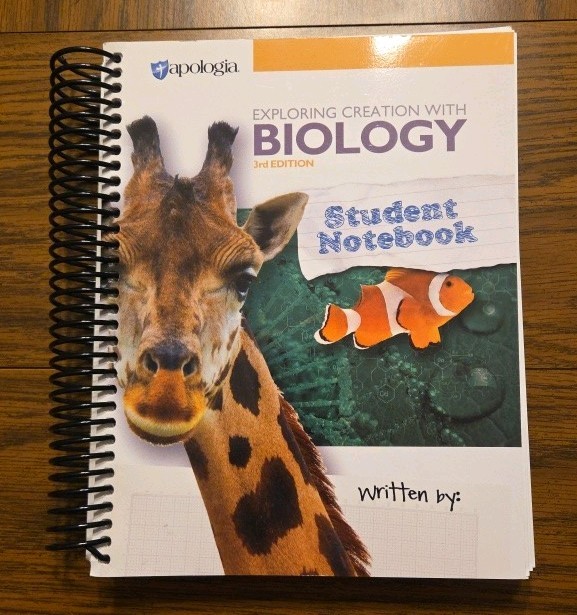 Apologia Biology Student Notebook 3rd Edition Spiral Bound Study Guide *New*