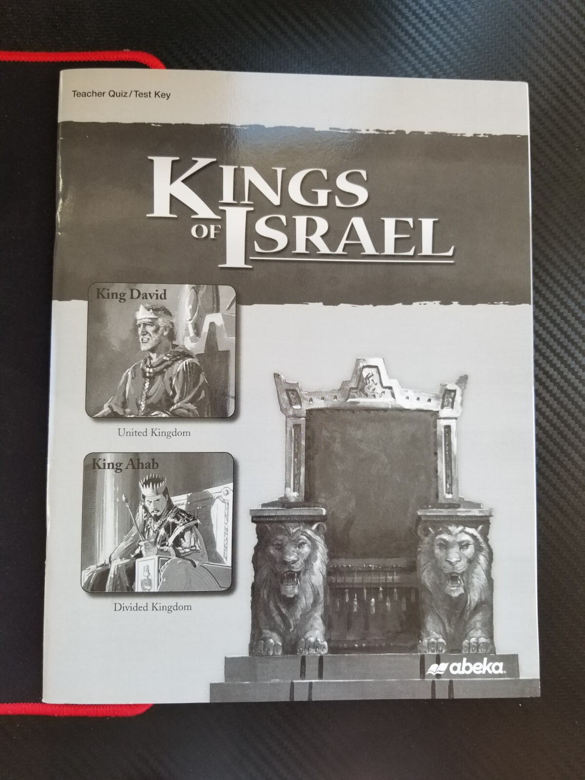 Abeka Bible Kings of Israel Teacher Quiz Test Key Book Ninth Grade