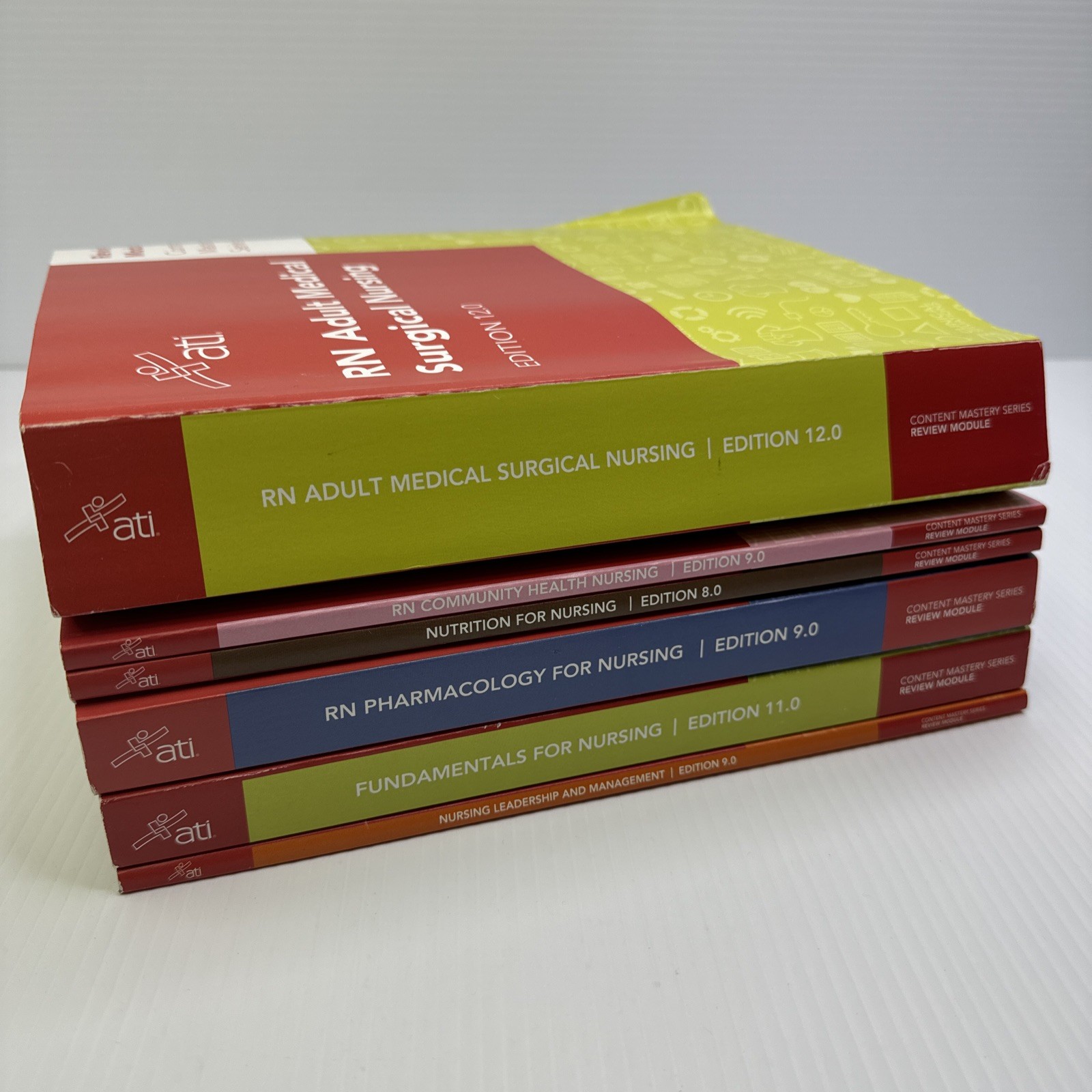 ATI Nursing Content Mastery Review Module c2023 Lot of 6 PBs Surgical Fundamenta