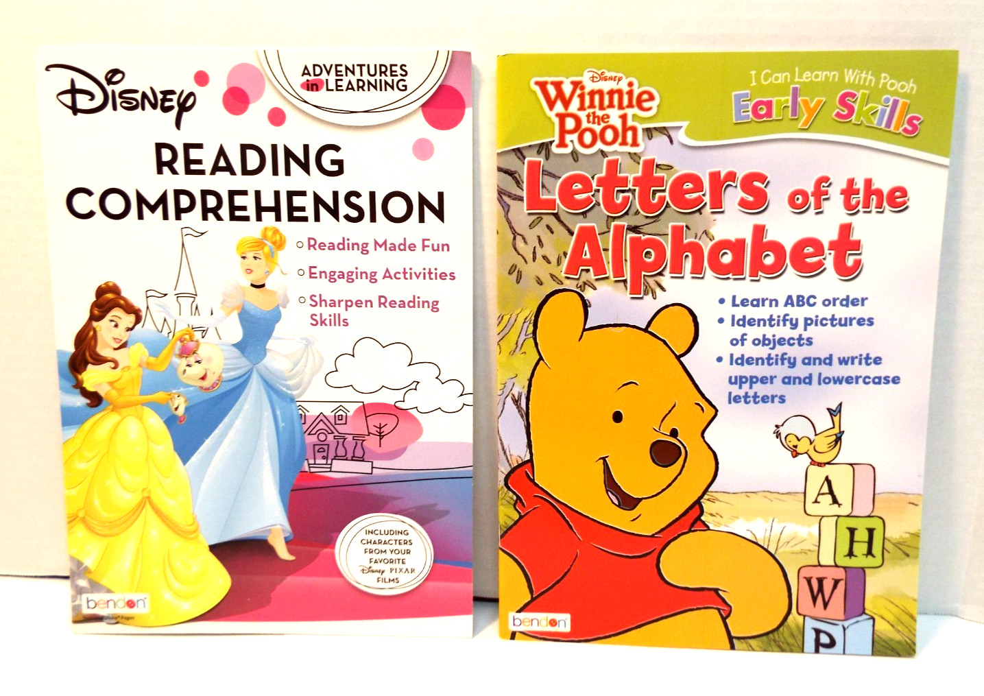 Disney Reading Comprehension & Winnie the Pooh Letters of the Alphabet Wrkbk NEW