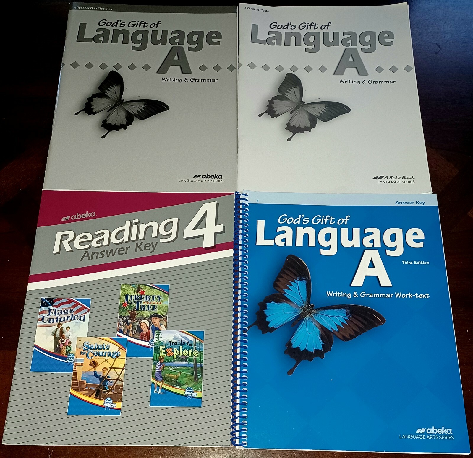 Abeka 4th Grade Books Teacher Arithmetic Reader Language Science FB218