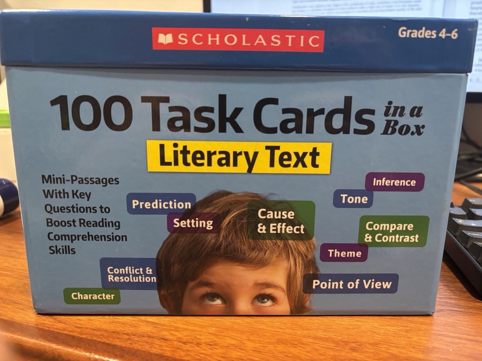 100 Task Cards in a Box: Literary Text