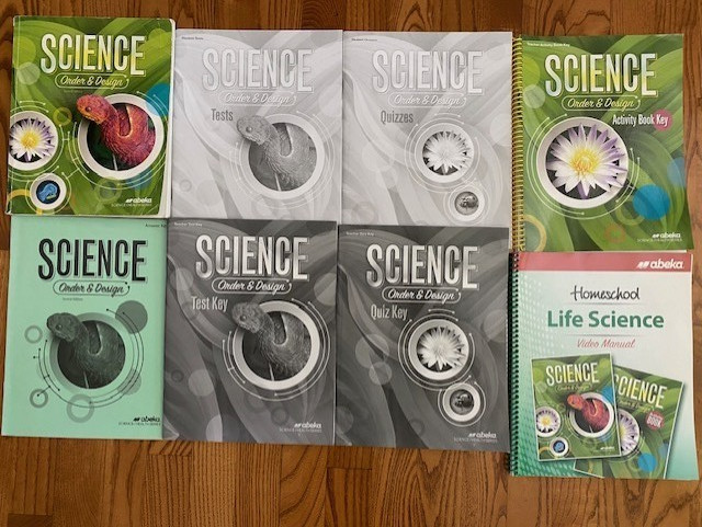 A Beka Science Order & Design Grade 7 CURRENT Student and Teacher Set + 1 FREE
