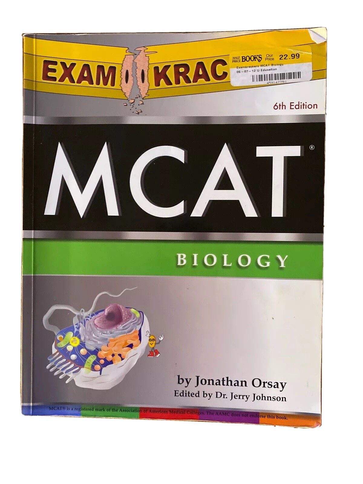 MCAT BIOLOGY EXAM KRACKERS 6TH EDITION