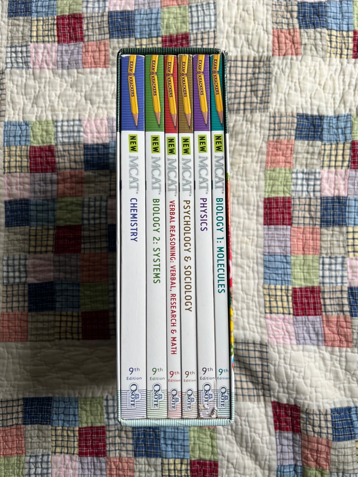 Exam Krackers MCAT Complete Study Guide Package 9th Edition 6 Books Test Prep