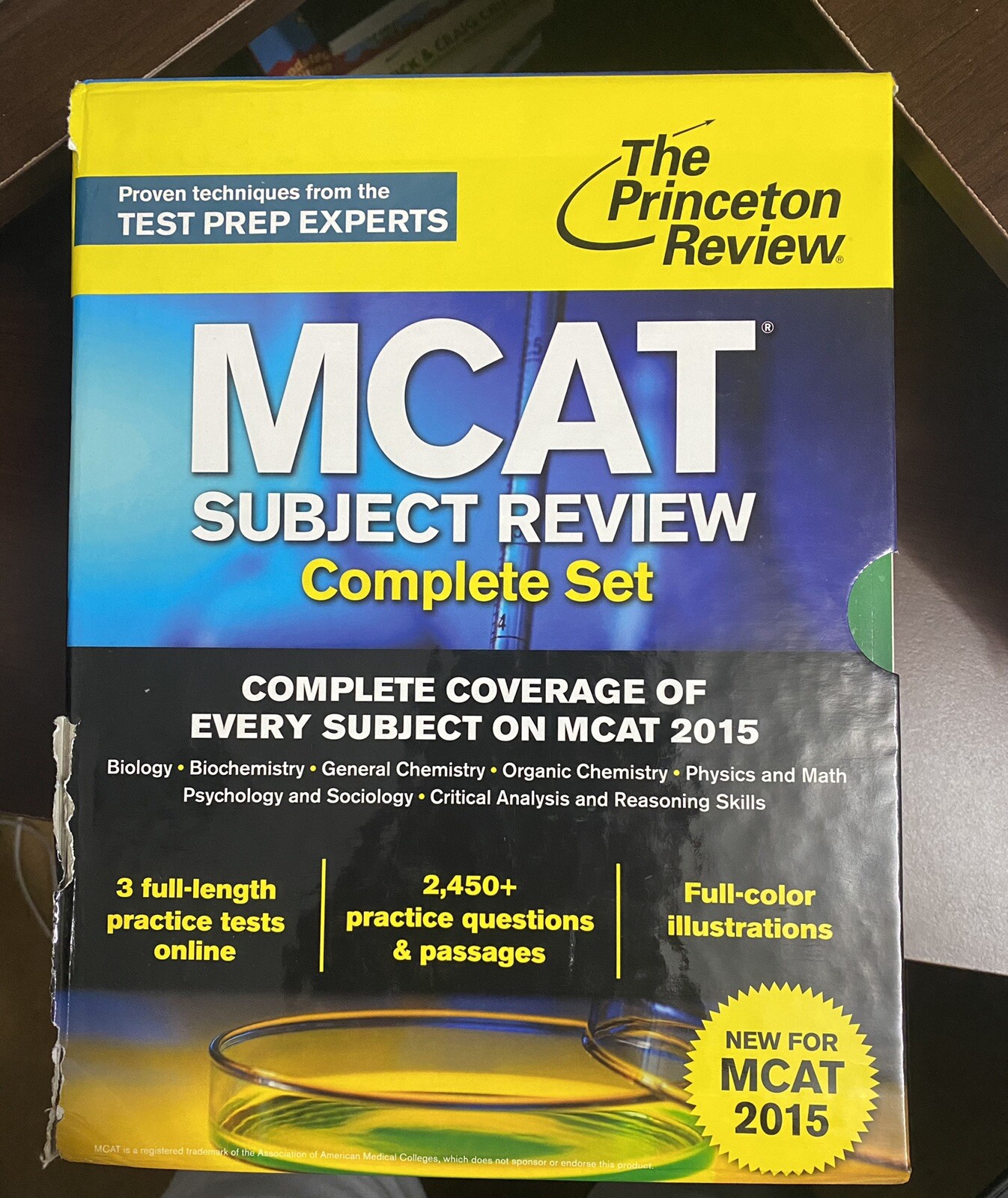 Princeton Review MCAT Subject Review Complete Box Set(+ A gift:Science Workbook)