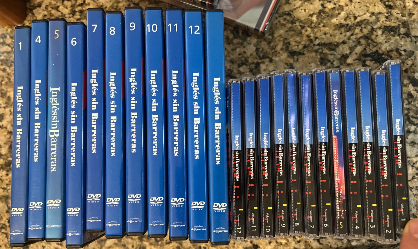 Ingles Sin Barreras incomplete 1, 4-12 DVD, 1-3, 5-12 CD
