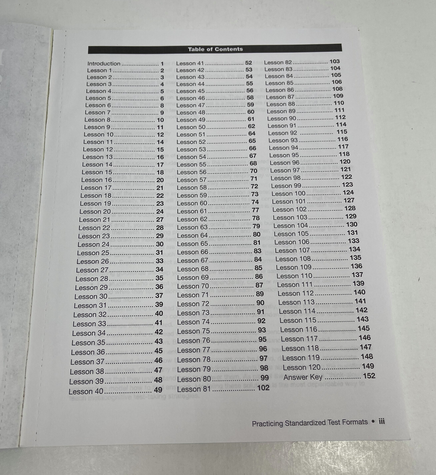 SRA PRACTICING STANDARDIZED TEST FORMATS – Teacher Material – Grade 5