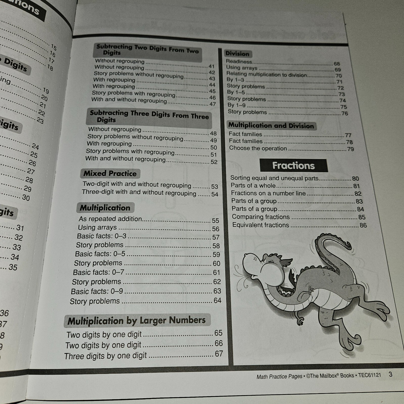 Math Practice Pages Grade 3 ~ More Than 80 Reproducible Skills Sheets