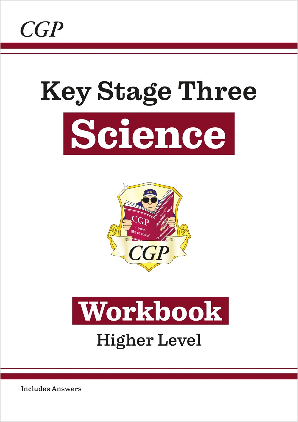 KS3 Maths Science & English Study Guide & Workbook with Answer 6 Books CGP