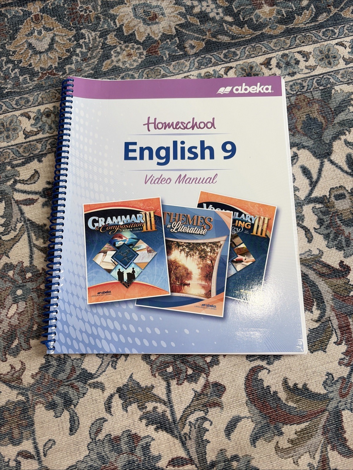 Abeka Homeschool English 9 Video Manual Daily Lesson Guide Grammar Vocabulary