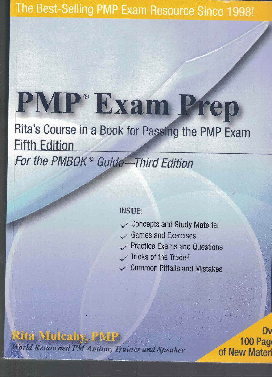 PMP Exam Prep – A Course in a Book Fifth Edition by Rita Mulcahy, PMP