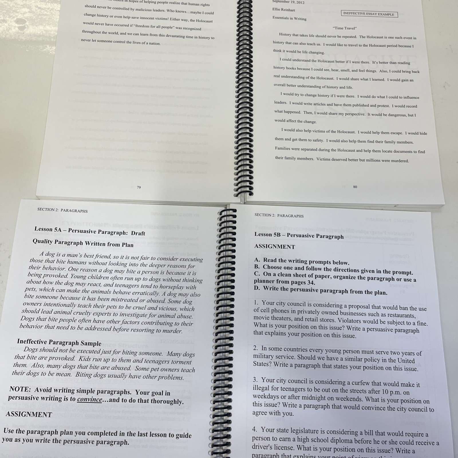 Essentials In Writing Level 10, By Stephens, Homeschool, 2 Books With CDs. Good