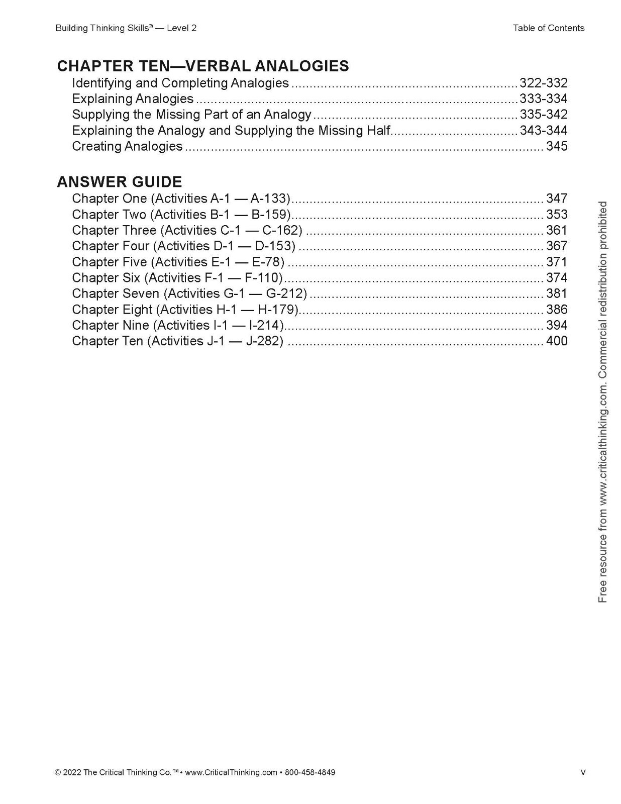 Building Thinking Skills Level 2 Color Ed. Workbook for Critical Thinking Skills