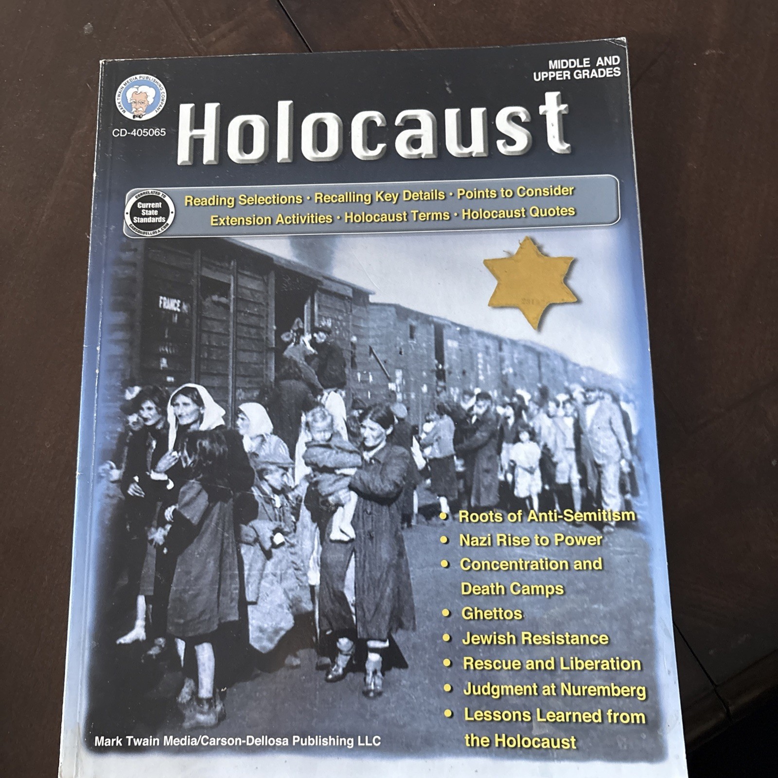 Mark Twain Media Holocaust History Book Grades 6-12 World History With Lessons
